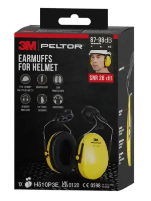 3M Peltor chrániče sluchu pro helmu žluté H510P3E-1 Novinka