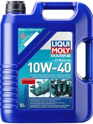 Motorový list Liqui Moly Marine 4T 10W-40, 5L Časově Omezené