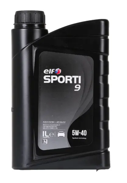 Sleva Motorový olej Elf Sporti 9 5W-40, 1L