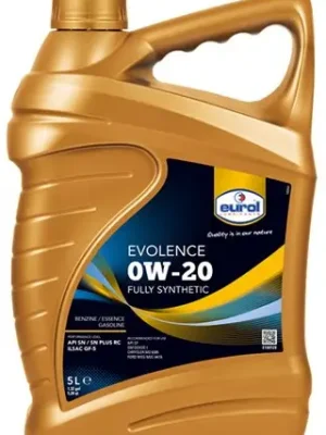 Cenově Výhodný Motorový olej Eurol Evolence 0W-20, 5L