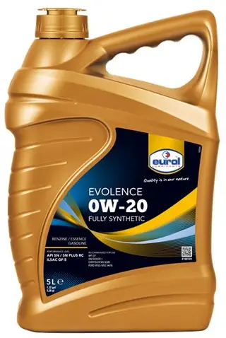 Cenově Výhodný Motorový olej Eurol Evolence 0W-20, 5L