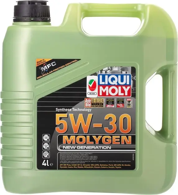 Motorový olej Liqui Moly Molygen New Generation DPF 5W-30, 4L Výhodná Nabídka