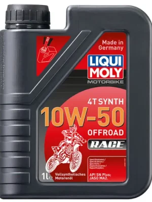 Motorový olej Liqui Moly Motorbike 4T Synth Offroad Race 10W-50, 1L Finální Výprodej