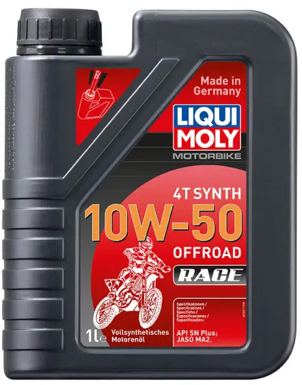 Motorový olej Liqui Moly Motorbike 4T Synth Offroad Race 10W-50, 1L Finální Výprodej