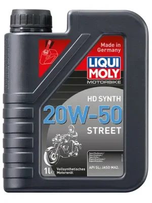 Víkendová Akce Motorový olej Liqui Moly Motorbike HD Synth Street 20W-50, 1L