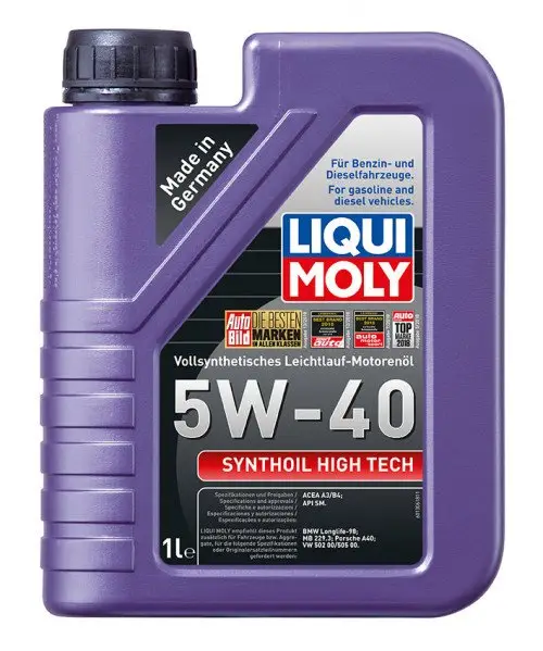 Motorový olej Liqui Moly Synthoil High Tech 5W-40, 1L Poslední Šance