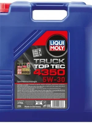 Motorový olej Liqui Moly Top Tec Truck 4350 5W-30, 20L Jen Po Omezenou Doba