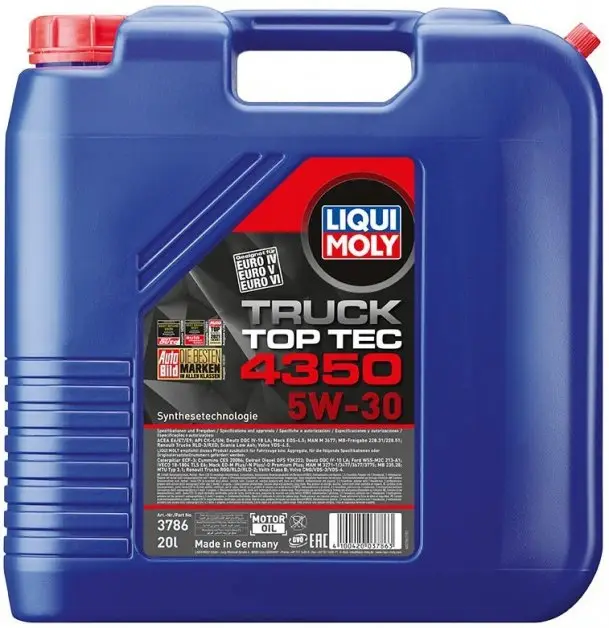 Motorový olej Liqui Moly Top Tec Truck 4350 5W-30, 20L Jen Po Omezenou Doba