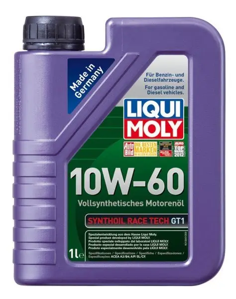 Motorový olej Liqui Moly Synthoil Race Tech GT1 10W-60, 1L Nízká Cena