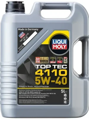 Nejlepší Volba Motorový olej Liqui Moly Top Tec 4110 5W-40, 5L