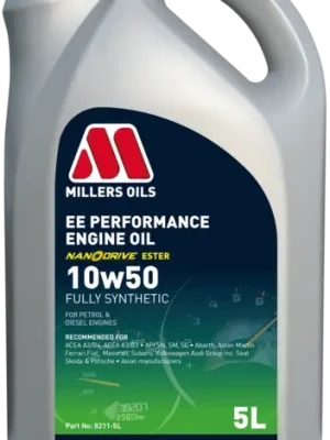 Motorový olej Millers Oils EE Performance 10W-50, 5L Oblíbený
