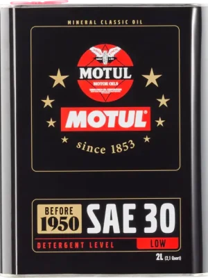Motorový olej Motul Classic 30, 2L Nízká Cena