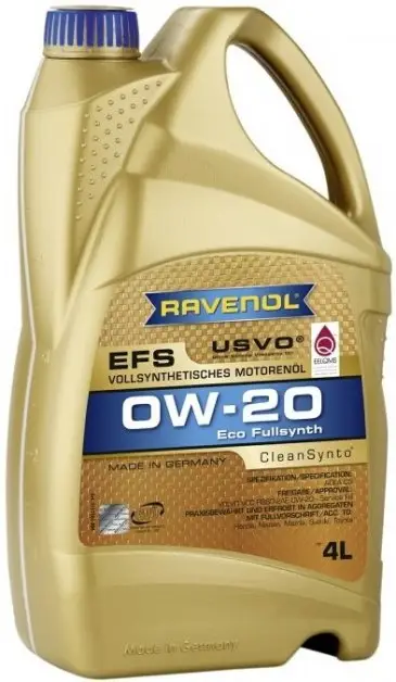 Motorový olej Ravenol EFS 0W-20, 4L Sezónní Sleva