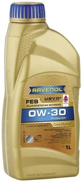Autentický Motorový olej Ravenol FES 0W-30, 1L