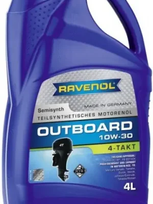 Motorový olej Ravenol Outboardoel 4T 10W-30, 4L Časově Omezené