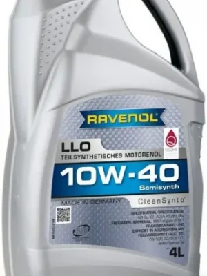 Bezpečná Platba Motorový olej Ravenol LLO 10W-40, 4L