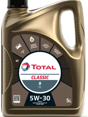 Časově Omezené Motorový olej Total Classic 9 C2 5W-30, 5L