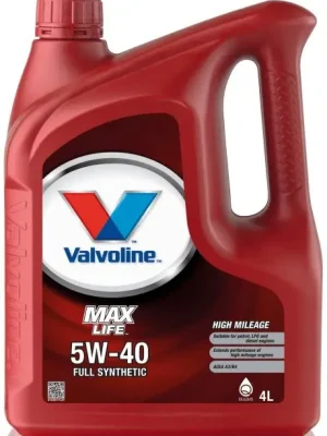 Motorový olej Valvoline MaxLife Synthetic 5W-40, 4L Víkendová Akce