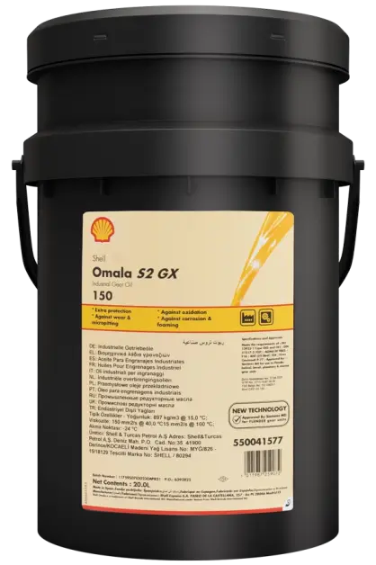 Omezená Nabídka Převodový olej Shell Omala S2 GX 150, 20L