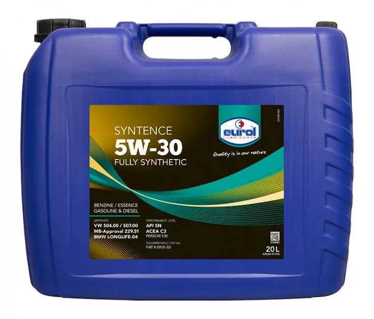 Motorový olej Eurol Syntence LL 5W-30, 20L Cenový Hit