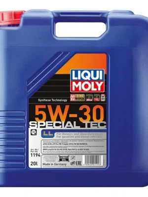 Nejlepší Volba Motorový olej Liqui Moly Special Tec LL 5W-30, 20L