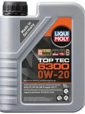 Pouze Dnes Motorový olej Liqui Moly Top Tec 6300 0W-20, 1L