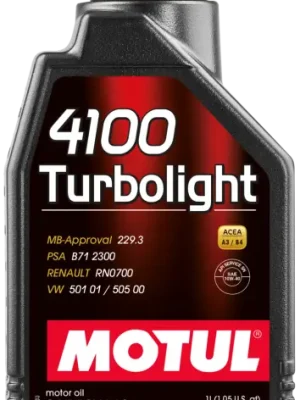 Motorový olej Motul 4100 Turbolight 10W-40, 1L Omezená Nabídka