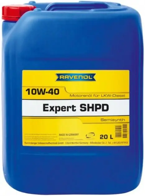 Motorový olej Ravenol Expert SHPD 10W-40, 20L Finální Výprodej