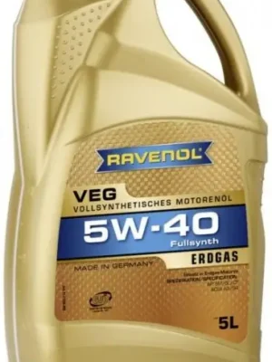 Motorový olej Ravenol VEG 5W-40, 5L Oblíbený