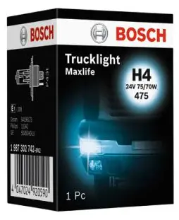 Žárovka Bosch H4, Trucklight Maxlife 1987302742 Oblíbený