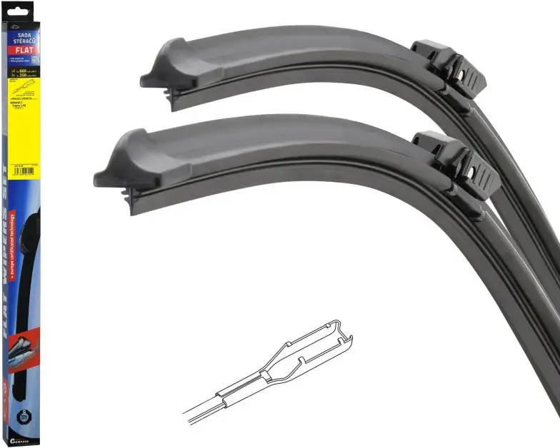 Tovární Cena Compass stěrače FLAT SET (TALON) 660+350mm