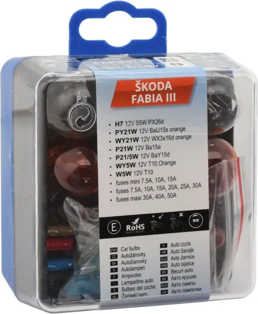 Akční Nabídka Compass žárovky servisní box ŠKODA FABIA III. H7