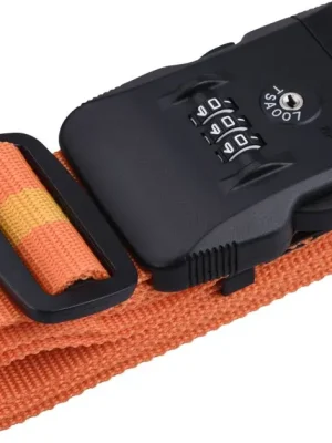 Popruh na zavazadla TSA s trojmístným kódem, 2mx5cm EXTOL PREMIUM Výhodná Nabídka