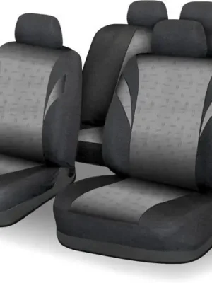 Aktuální Potahy sedadel sada 9ks POLY šedé AIRBAG Compass