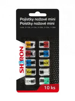 Aktuální Sheron Pojistky nožové mini, 10ks
