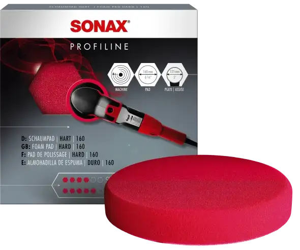 Sonax Kotouč brusný tvrdý 160 mm - červený Cenově Výhodný