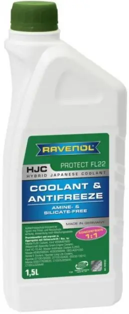 Cenový Hit Chladicí kapalina Ravenol Hybrid Japanese Coolant FL22, 1,5L