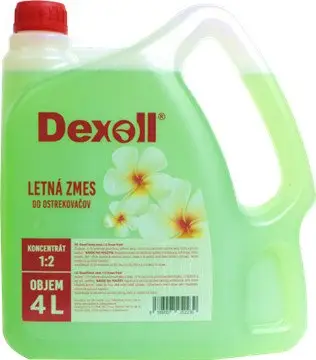 Autentický Dexoll Green Fresh Letní směs do ostřikovačů 1:2, 4L