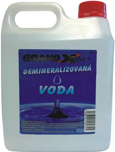 GrandX Destilovaná voda, 5L Časově Omezené
