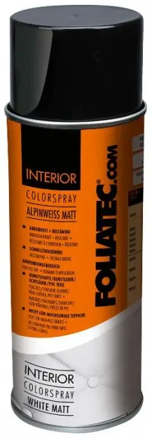 Autentický Foliatec barva na interiér ve spreji, bílá matná, 400ml