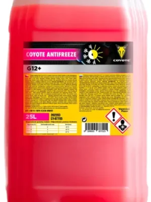 Tovární Cena Chladicí kapalina Coyote Antifreeze G12+, 25L