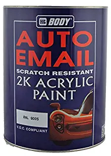 Cenově Výhodný HB BODY Autoemail 2K Acrylic Paint Standard (130 žlutý), 3,75L