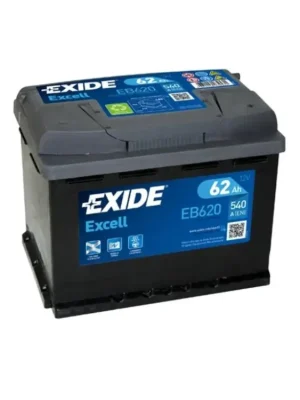 Autobaterie EXIDE Excell 12V 62Ah 540A EB620 Aktuální