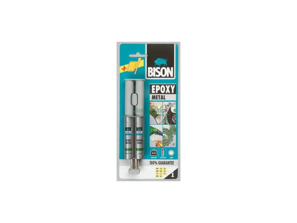 BISON EPOXY METAL epoxidové lepidlo na kov 24ml Koupit Online