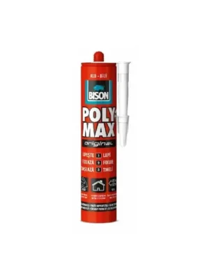 BISON POLY MAX ORIGINAL polymer Univerzální montážní lepidlo/tmel na bázi MS-Polymeru 465 g Speciální Cena