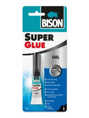 Poslední Šance BISON Super Glue Gel Vteřinové gelové lepidlo 3 g