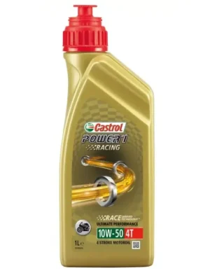Castrol Power 1 Racing4T 10W-50 1L motorový motocyklový olej Nová Kolekce