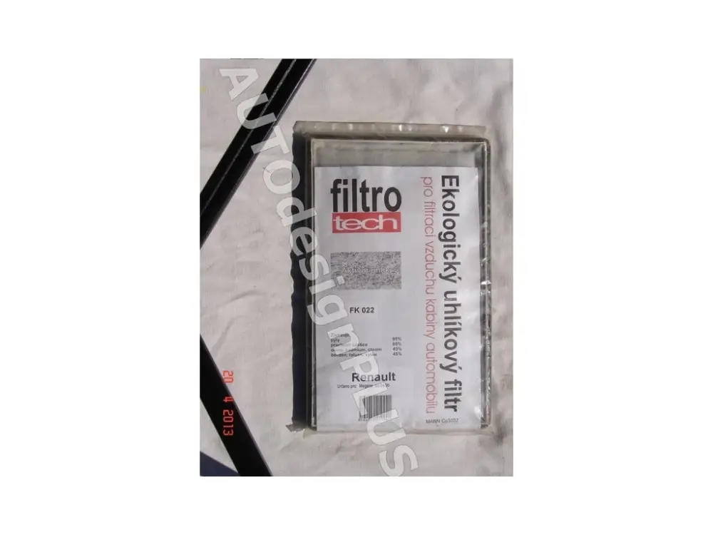 Sezónní Sleva FILTROTECH filtr FK022 - kabinový, pylový uhlíkový - Renault Megane 04/96-