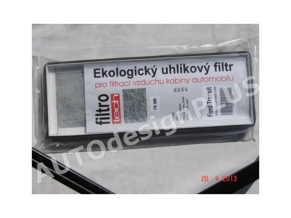 FILTROTECH filtr FK086 - kabinový, pylový uhlíkový - Ford Transit Originální
