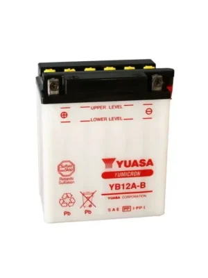 Nejlepší Volba Motobaterie YUASA YB12A-B 12V 12Ah